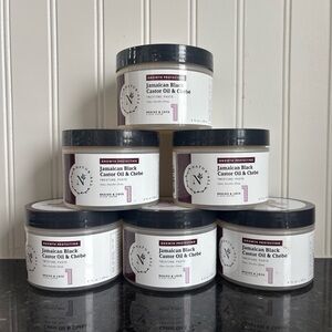 Black Castor Oil & Chebe Hair Paste (set of 6)